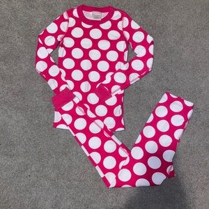 Hanna Andersson Long John a pajamas Size 8